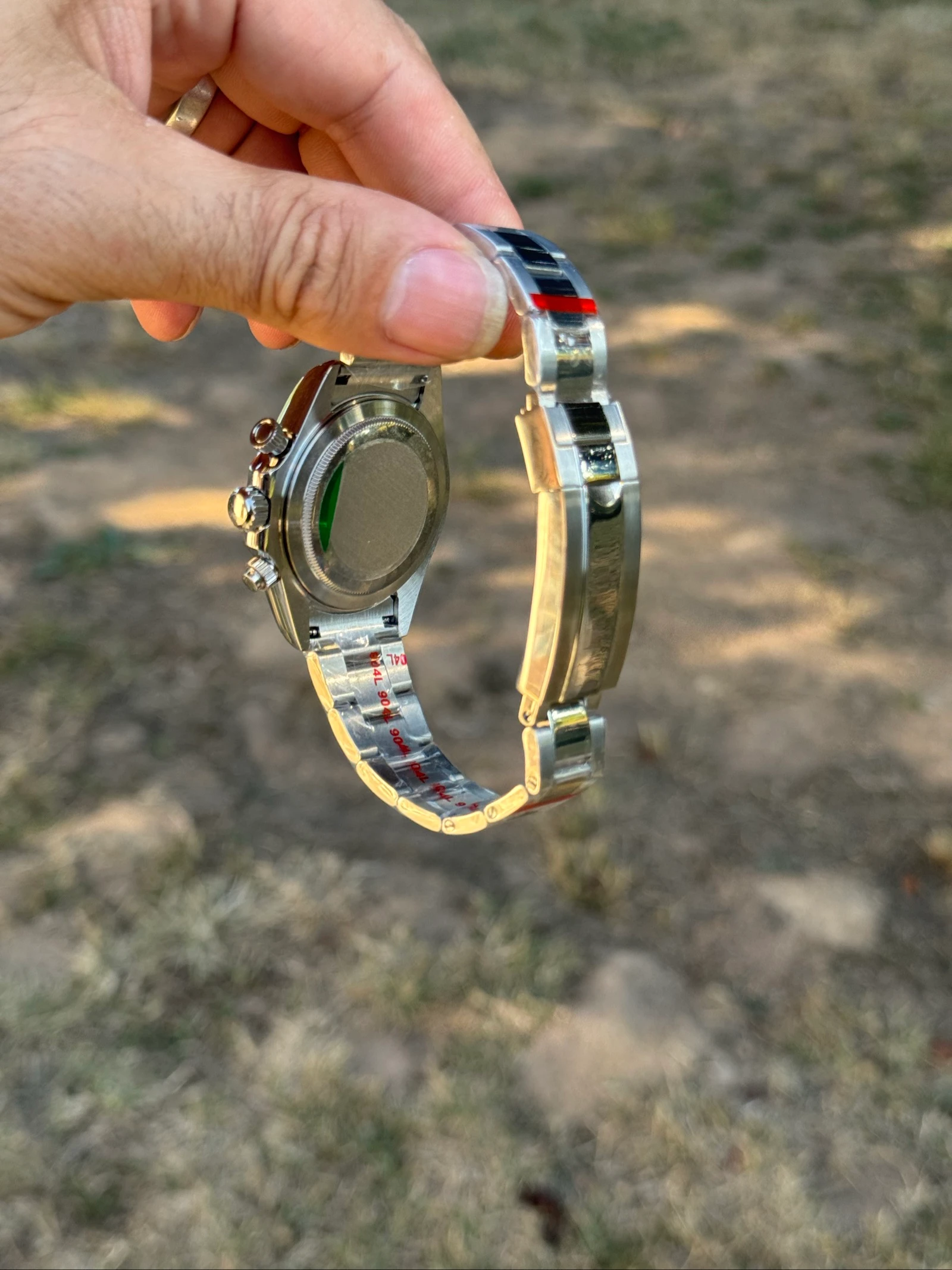 Reloj Cronógrafo Emerald VK63 – Dial Verde Soleado – Meca-Quartz Japonés – Nuevo – photo 8